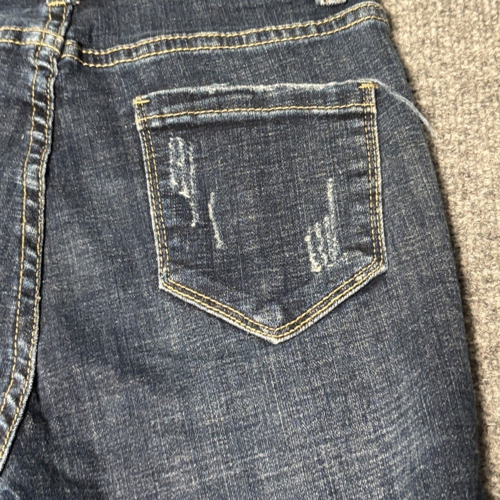 Acne Studios Tram Lt  Women's  size 24 distressed  Slim Jeans Dark Wash Blue - Picture 10 of 16